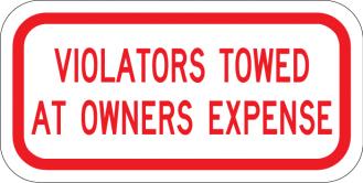 Violators Towed - AR-233
