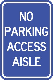 No Parking Access Aisle  - AR-241