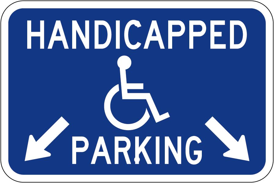 Handicapped Parking Sign - AR-307