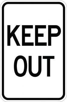 Keep Out - AR-509