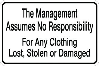 Management No Responsibility - AR-524