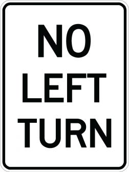 No Left Turn - AR-703