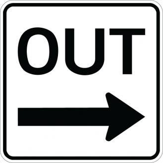 Out Arrow (Symbol) - AR-714