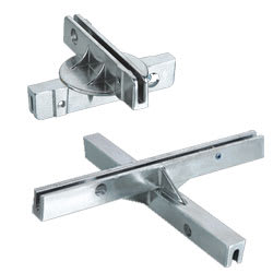 Fixed Extruded Street Name Cross Brackets - BA7A