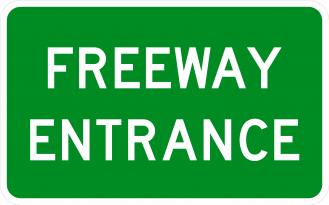 Freeway Entrance Sign - D13-3