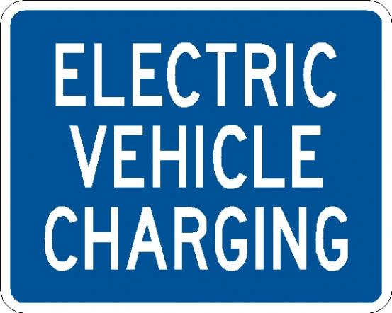 Electric Vehicle Charging Sign - D9-11BP