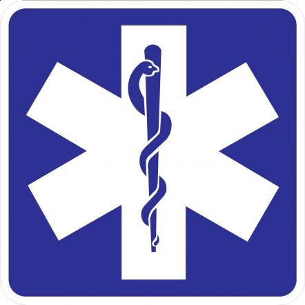 Emergency Medical Services Symbol Sign - D9-13