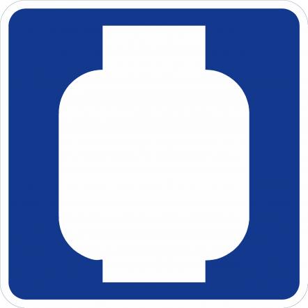 Propane Symbol Sign  - D9-15