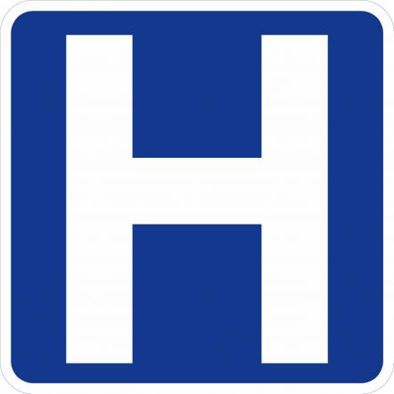 Hospital Symbol Sign  - D9-2