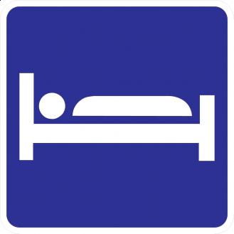 Lodging Symbol Sign - D9-9