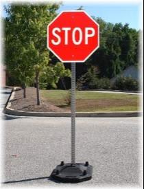 Portable Traffic Sign Stand - HW-PB
