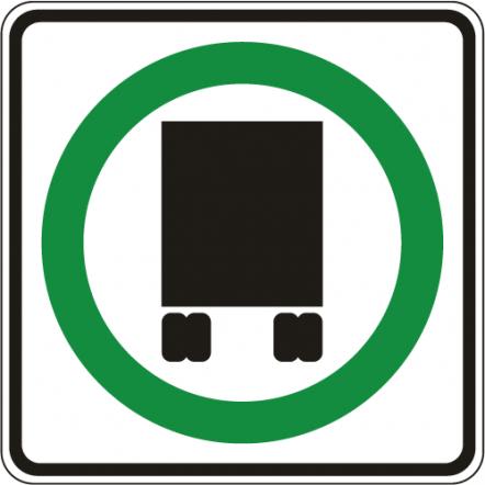 Truck Permitted Sign - R14-4