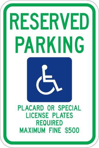 Hawaii Handicap Parking Sign - R7-8hi