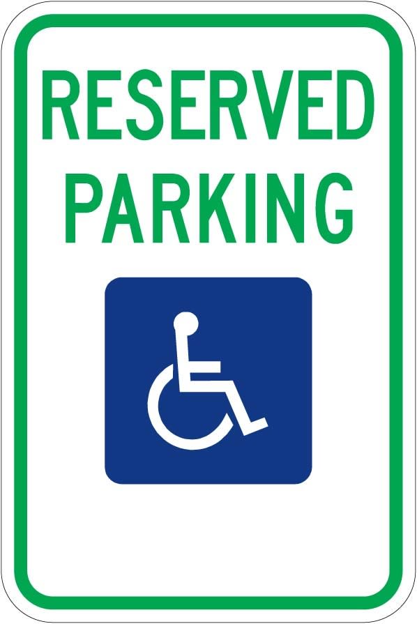 Missouri Handicap Parking Sign - R7-8mo