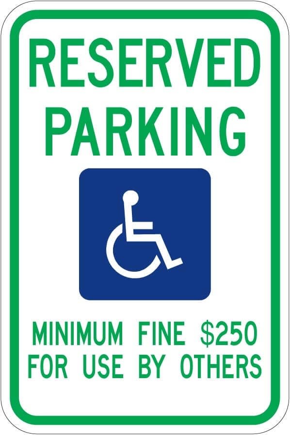 Nevada Handicap Parking Sign - R7-8nv