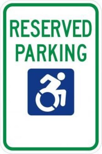 New York Handicap Parking Sign - R7-8ny