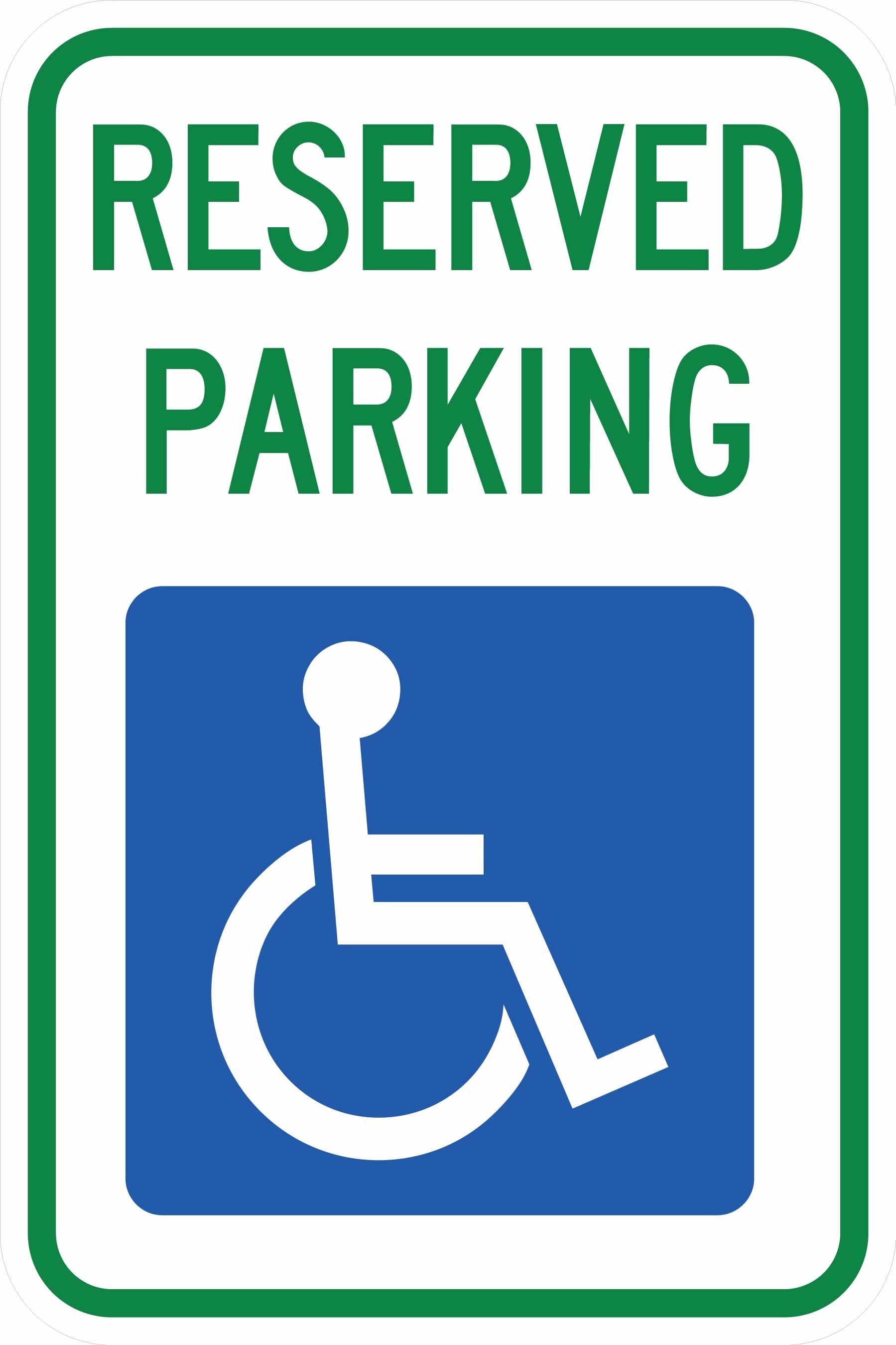 South Dakota Handicap Parking Sign - R7-8sd
