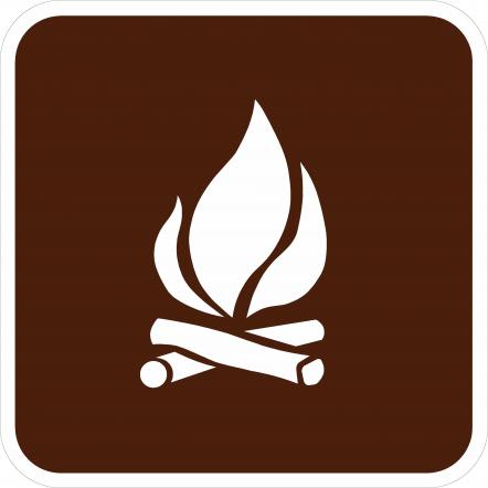 Campfire Symbol Sign - RA-030
