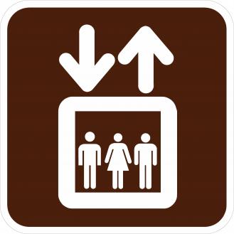 Elevator Symbol Sign - RA-040