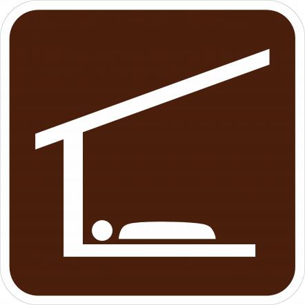 Sleeping Shelter Sign - RA-110