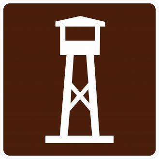 Lookout Tower Sign - RG-140