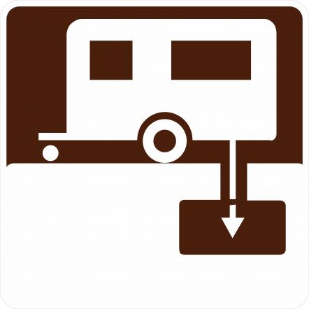 Trailer Sanitary Station Signs  - RM-160