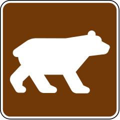 Bear Viewing Area Signs  - RS-012