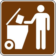Trash Dumpster Signs  - RS-091