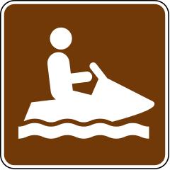 Jet Ski/Personal Watercraft Ski Sign - RS-121