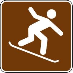 Snowboarding Sign - RS-127