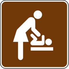 Baby Changing Station Signs - RS-138