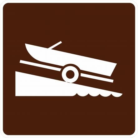 Boat Launching Ramp Sign - RW-080