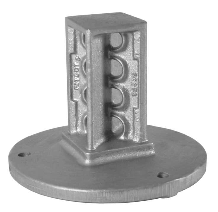 SNAP'n SAFE Square Post Surface Mount Coupler - S175S