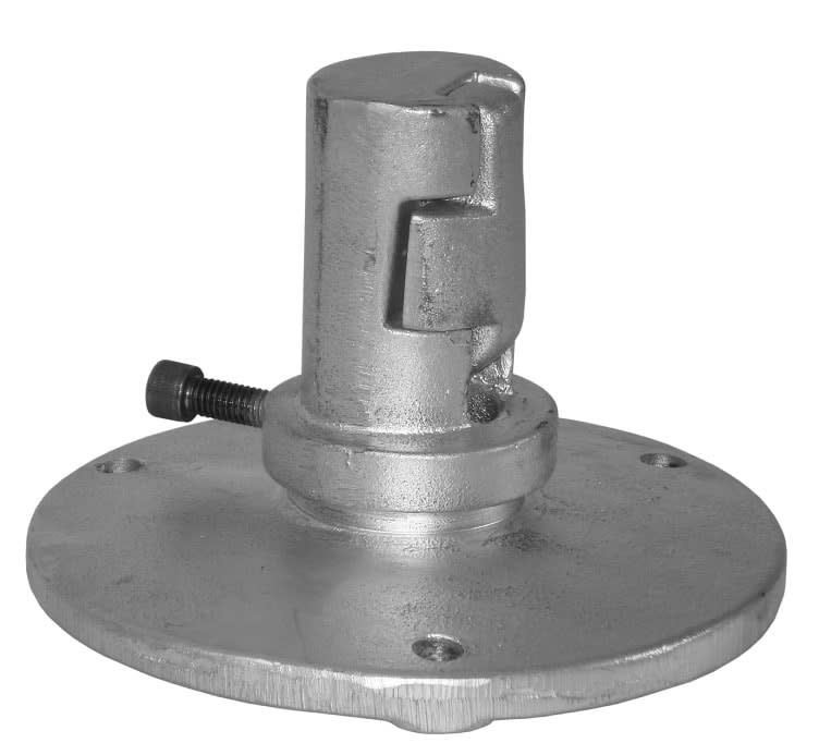 SNAP'n SAFE Round Post Surface Mount Coupler - S238SR