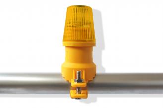 WHI Safeguard Amber Vertical Mount Safety Lights  - SBLY-1403a