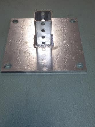 Square Post Surface Mount Plates - Square-Surface-Plates