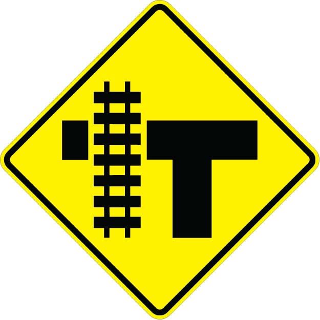 Highway-Rail Grade Crossing Sign - W10-4L