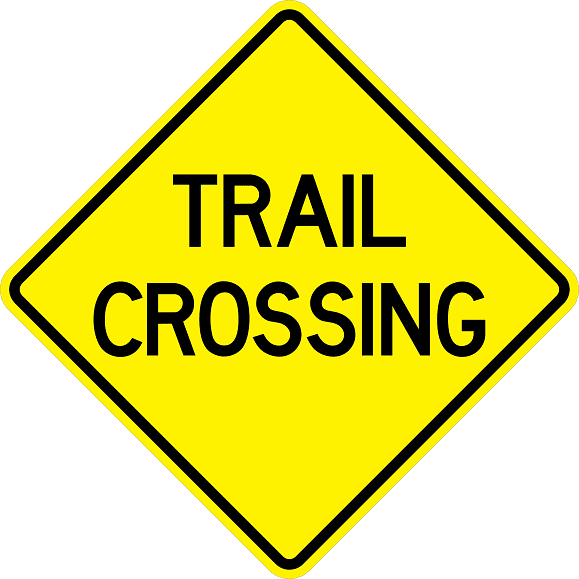 Trail Crossing Sign - W11-15A