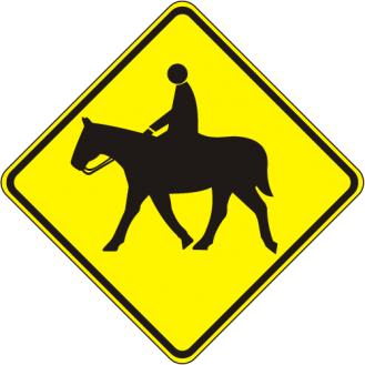 Equestrian / Horse Sign - W11-7
