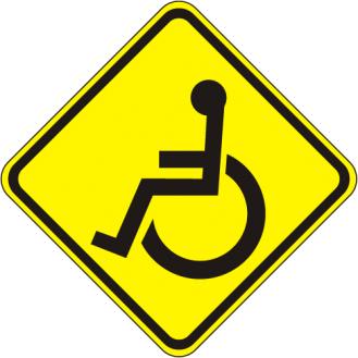 Wheelchair Sign - W11-9