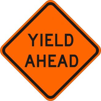 Yield Ahead Sign - W3-2a-O
