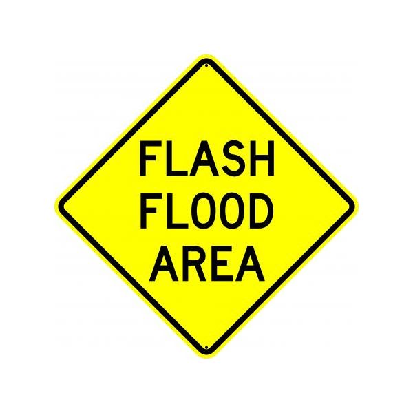 Flash Flood Area Sign - W35