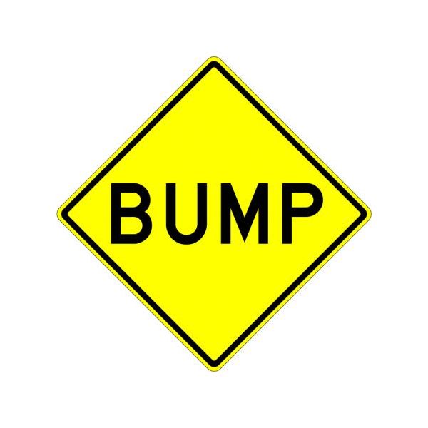 Bump Sign - W8-1