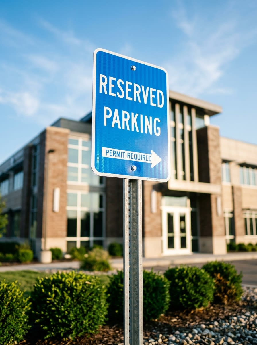 Parking sign collage