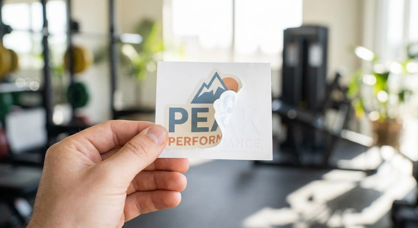 Kiss-Cut Stickers - AI-generated marketing image