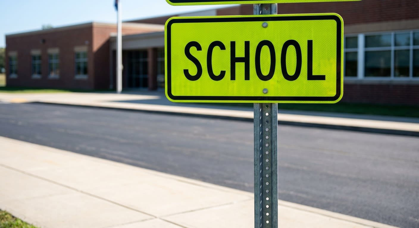 School Sign - S4-3 - View 2