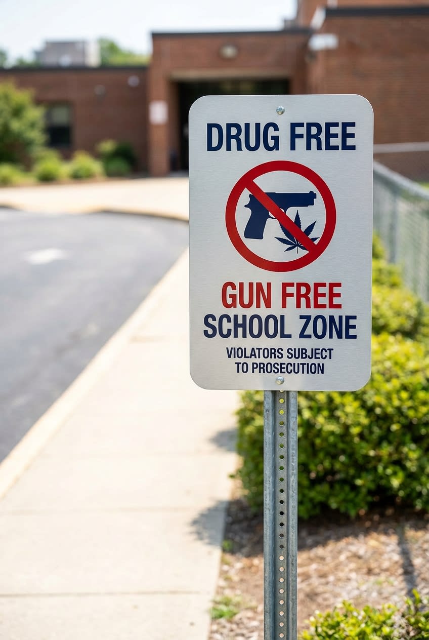 Drug and Gun Free School Zone - S2-9 - View 2