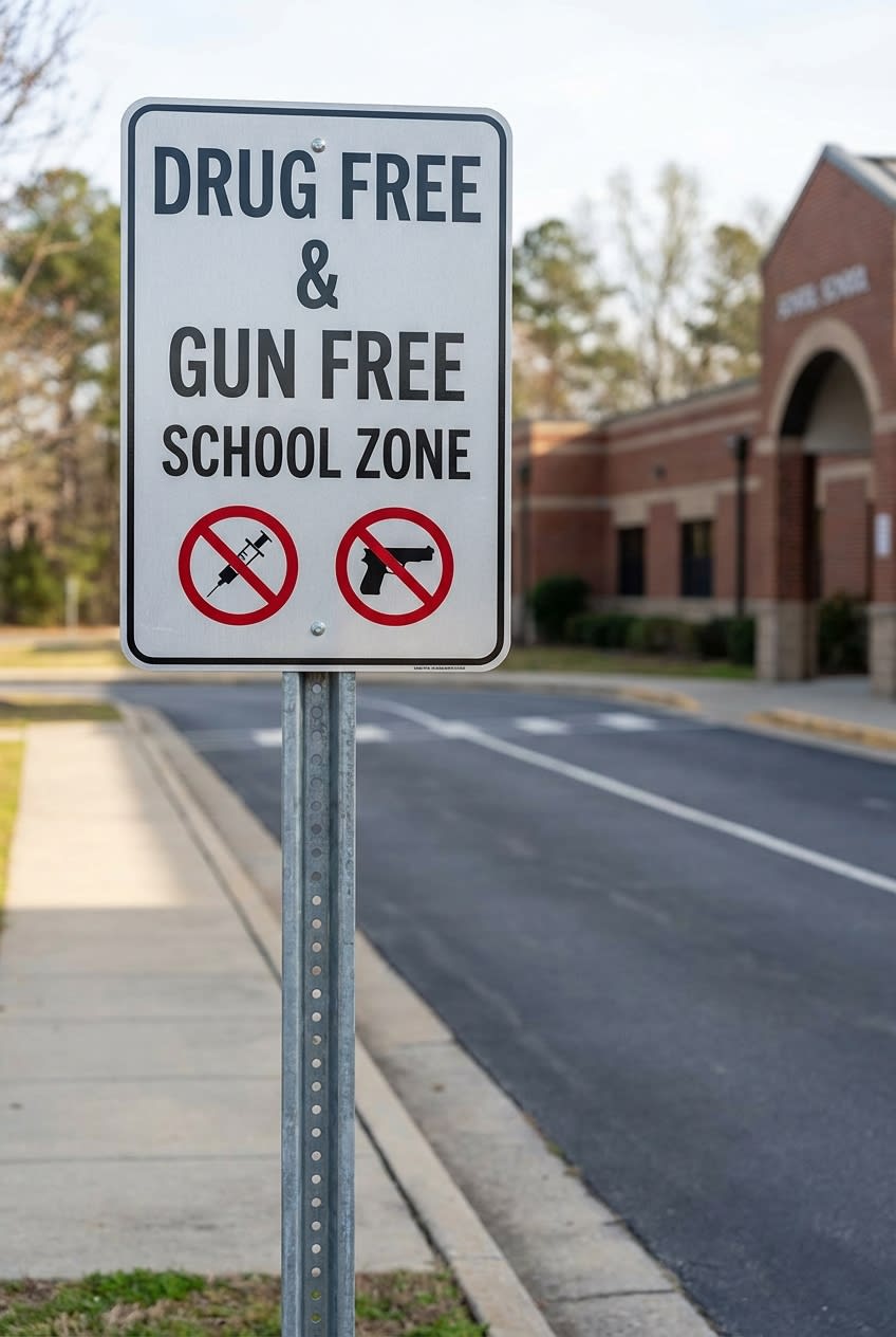 Drug and Gun Free School Zone - S2-9 - View 3