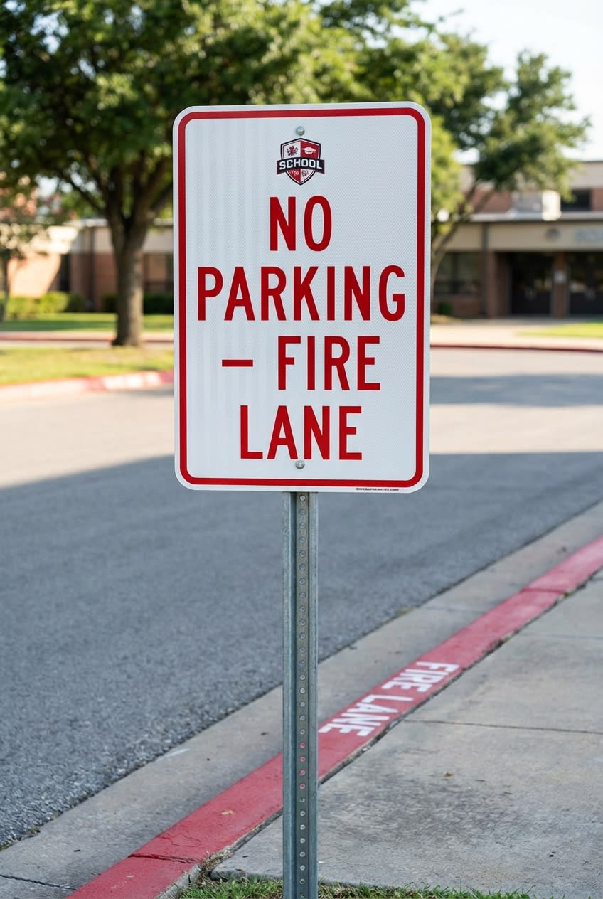 Custom School Traffic Signs - View 2