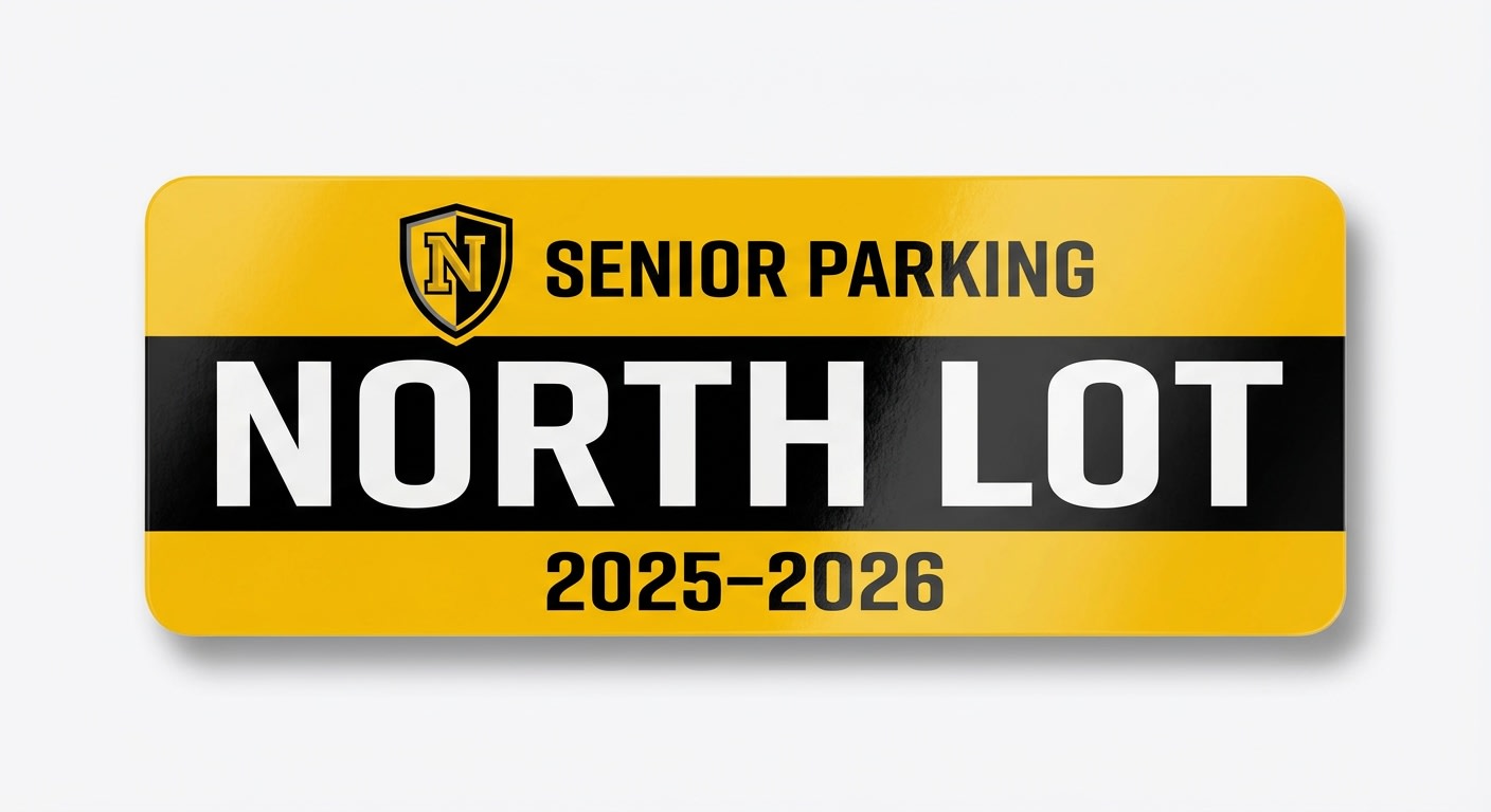 Vinyl Parking Permit Stickers - View 5